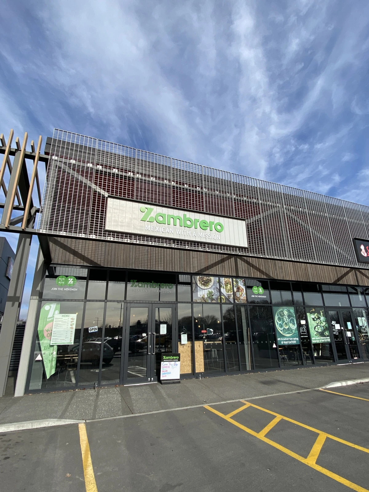 Zambrero Shop Front